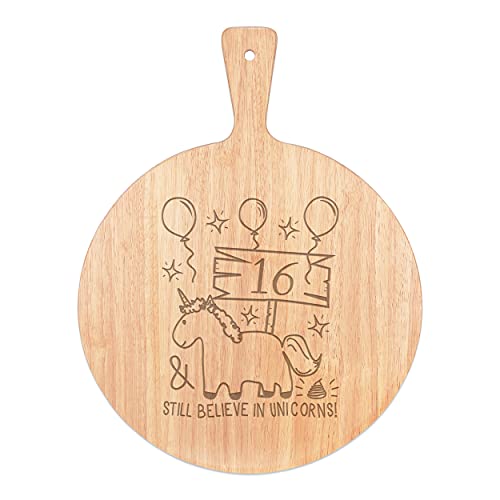 Rame de service en bois de qualité avec gravure licorne durable