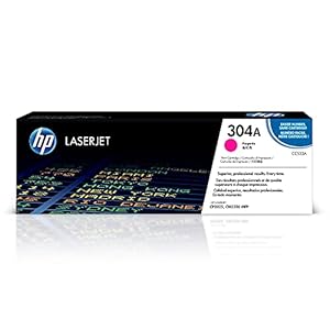 HP 304A Magenta Toner Cartridge | Works Color Laserjet CM2320 MFP, Color Laserjet CP2025 Series | CC533A