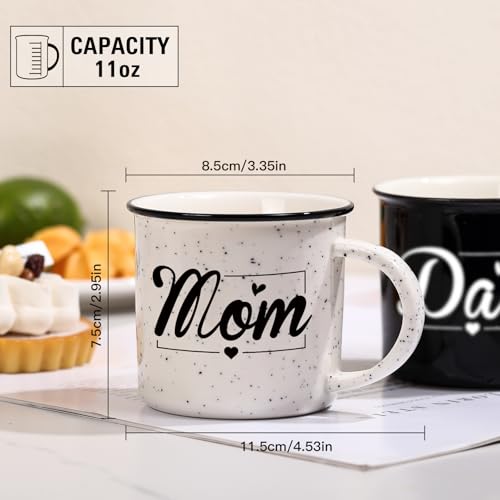 Set de 2 Tazas Mom and Dad de 10 onzas miniatura 2