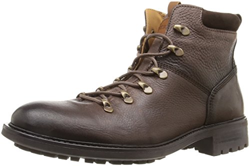 Sebago Men's Soren Hiker Ankle Bootie, Brown/White Wax Leather, 9.5 M US