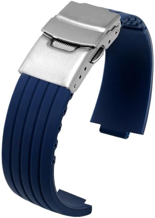 hooson Rubber Watchband For Oris Aquis 7330 7740 Watch Band Convex Strap Wristband