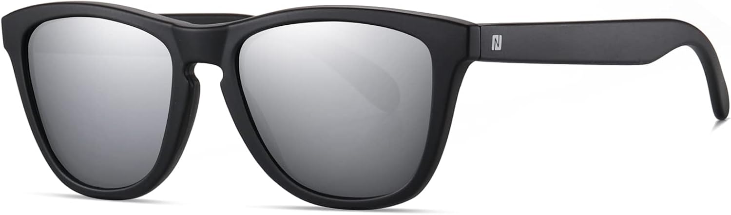 NEISSI Gafas de sol polarizadas espejadas para correr y fitness gafas de sol cuadradas redondas para hombres y mujeres 100 protección UV NEISSI Gafas de sol polarizadas espejadas para correr y fitness gafas de sol cuadradas redondas para hombres y mujeres 100 protección UV