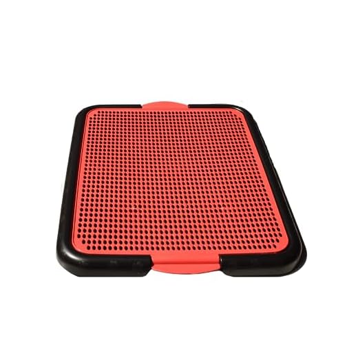 MY PET BRASIL Sanitário para Cães, Xixi Dog, sanitário canino sanitário higiênico para cães, Vermelho