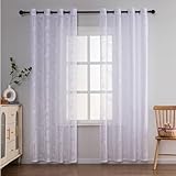 Zoom IMG-1 daesar 2 pezzi tende trasparente Zoom IMG-1 daesar 2 pezzi tende trasparente