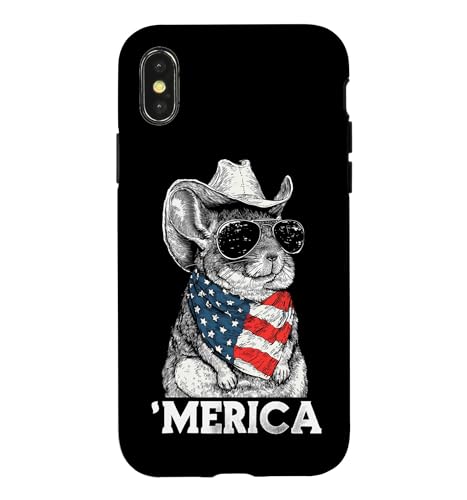 Chinchilla �A�����J���� �o���_�i �J�E�{�[�C�n�b�g �N�[���T���O���X �X�}�z�P�[�X iPhone X/XS �p