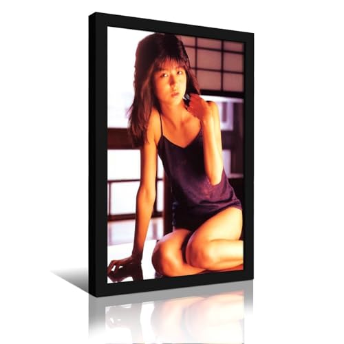 ??ۛqꂢȃ|X^[ KXA[ou }bg̃|X^[ t[A͂ȃR[i[̎ʐ^t[AM[̕ǂ̊zS[h A~jEʐ^t[ Black Frame-style 24x36inch(60x90cm)