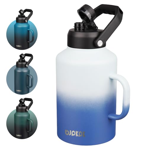 Image of BJPKPK 128oz Stainless Steel Water Bottle, 1 Gallon Insulated Water Jug