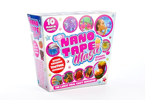 Nano Tape Magic Deluxe Ultimate Creations Kit - Arts and Crafts Toys for Children - Nano Tape Bubbles Set - Birthday Presents for Girls - Kawaii Art Project for Kids
