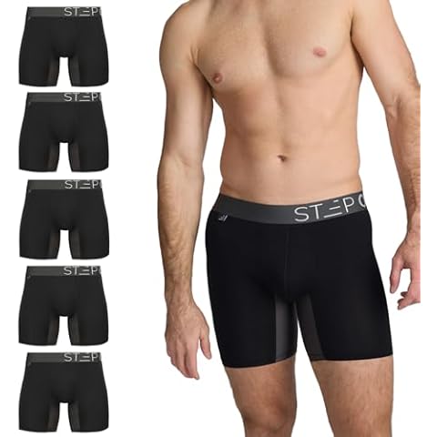 STEP ONE Men's Bamboo Boxers Multipack Cover