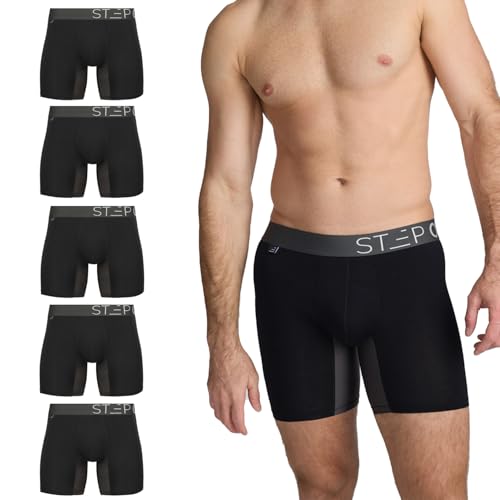 Bóxer de bambú para hombre con tejido premium de máxima suavidad pack de 5