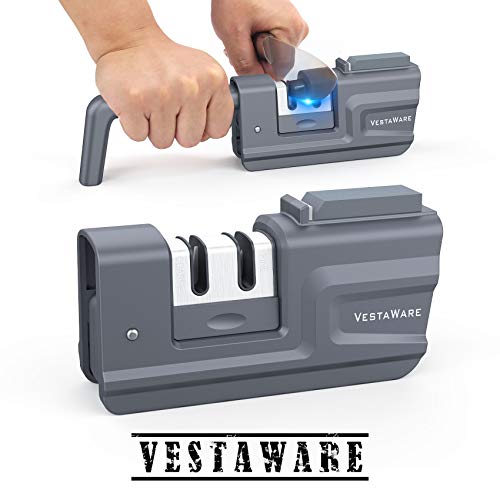 image for Vestaware Knife Sharpener, Suitable for Scissors and Kitchen Knives, S