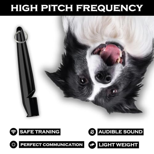 AHEJIOO 2 Pack Hundepfeife Gegen Bellen Mit Klicker & 1 Lanyard, Hundepfeife Rütter Rückruf, Verstellbare Hundepfeife Gegen Bellen, Laut Und Weitreichend, Für Die Hundeausbildung(Orange/Schwarz)