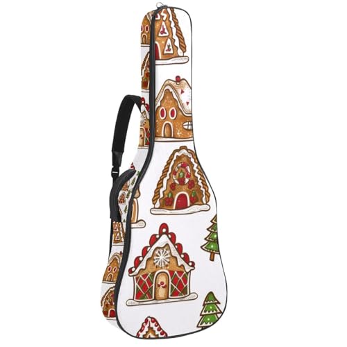 Housse guitare acoustique 109 cm idéale pour les trajets à pied avec sac à dos Oxford