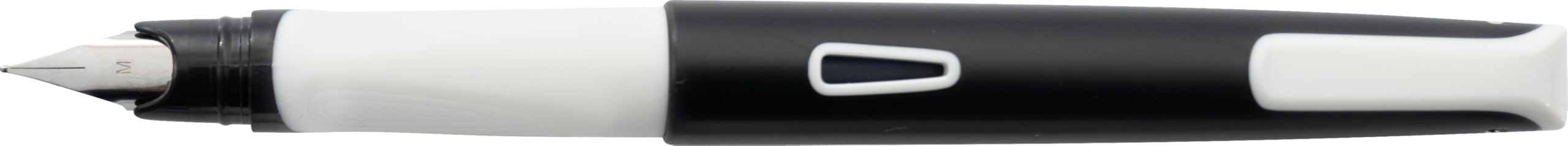 EBERHARD FABER 551001 Set da scrittura NXT-PEN bianco/nero con penna stilografica, cancellino e cartucce d'inchiostro