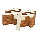 Unfinished Wood Cutout - 100-Pack Classic Cross Shaped Wood Pieces for Wooden Craft DIY Projects, Sunday School, Church, Home Decoration, 4.1 x 2.6 x 0.1 Inches