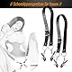 YUZHO labienspange schamlippenspreitzer für frauen nippelklemme für frauen BDSM Klitoris und Nippel Stimulation Lederriemen verstellbare Schamlippen Fesseln weibliche Klitoris Vaginal Spielzeuge Sm