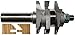 Magnate 9002B One Piece Stile and Rail Router Bit - Classic Profile; 1-1/8" Cutting Height