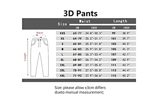 Pantalon de survêtement avec impression 3D feuilles et roses