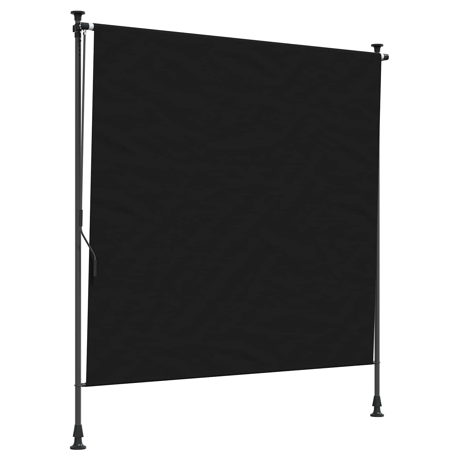 Store Extérieur Noir 100x270 cm Toile Haute Densité Revêtement PU