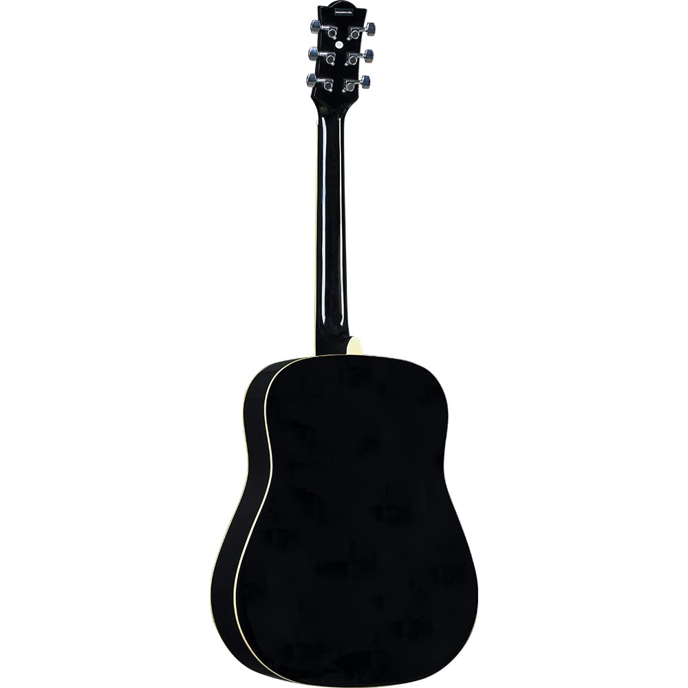 Spencer by Eko - SA-10 Sunburst Akustikgitarre mit Dreadnought-Form, Top aus Fichte, Bänder und Boden aus Lindenholz, Griff aus Okoumé, Griffbrett aus South American Roupana, Sunburst-Farbe