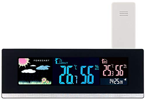 3 Sender Wetterstation WS 6462 Farbdisplay Wettervorhersage max
