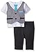 Calvin Klein Baby Boys' Interlock Top with Vest and Pants
