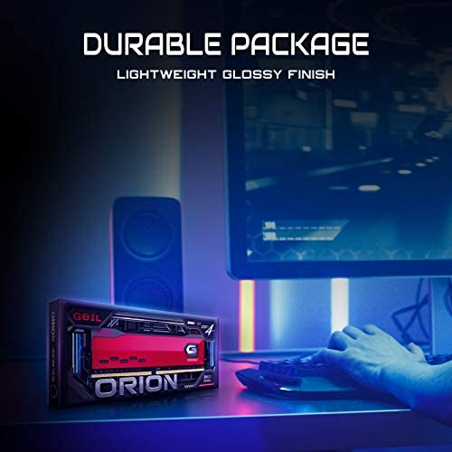 Amazon.co.jp: GeIL ORION DDR4 RAM，32GB (16GBx2) 3600MHz 1.35V