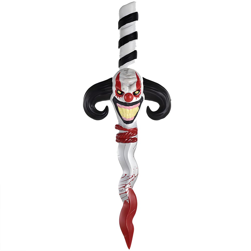 Amazon.com: Multicolor Twisted Circus Dagger With Skull (18