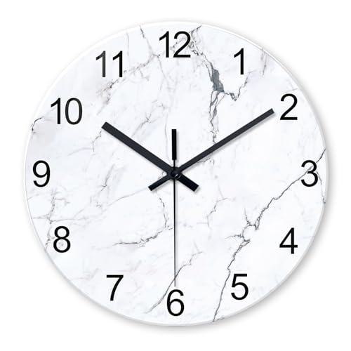 Horloge murale analogique moderne 40cm silencieuse à piles - 2
