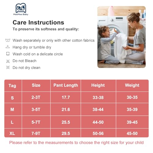 Image of MooMoo Baby Waterproof Diaper Pants for Potty Training 2 Packs Nighttime Diaper Pants for Girls