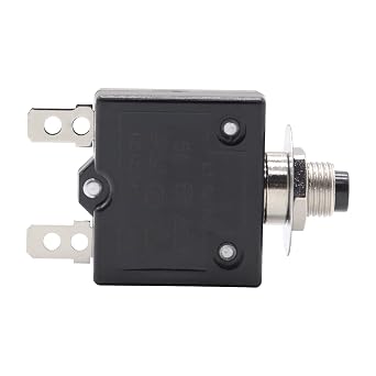 3PCS 5A Amp Push Button Thermal Circuit Breaker 125-250VAC 50VDC