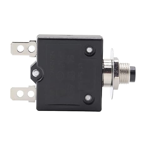 3PCS 5A Amp Push Button Thermal Circuit Breaker 125-250VAC 50VDC