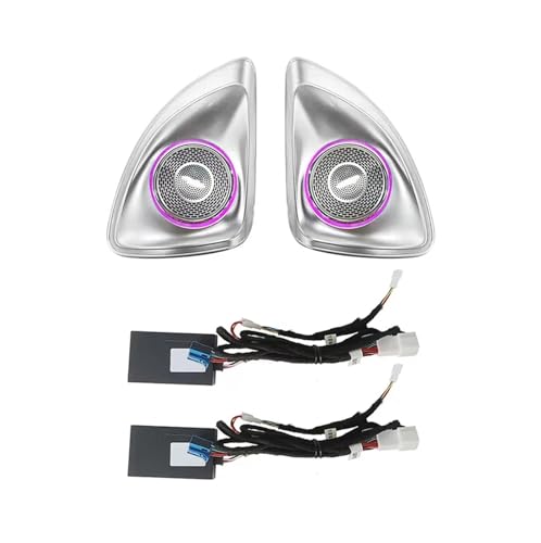 XCZPRKMXY 64 Color 4D Rotating Tweeter Compatible with Mercedes-Benz GLC Class W254 2023 4D Rotating Tweeter Atmosphere Light