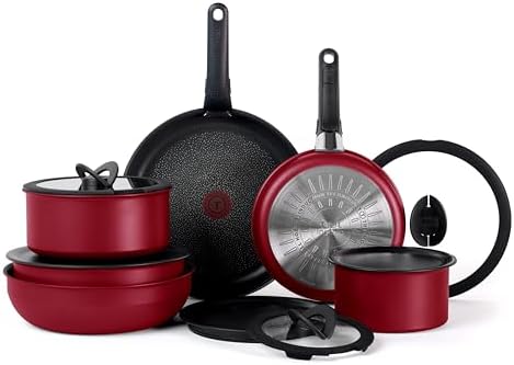 T-fal Ingenio Expertise Non Stick Cookware Set 14 Piece, Inductio...