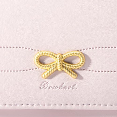 Cute Pink Wallet Card Holder for Women Folding Coquette Wallet Pink Card Holder ID Window2