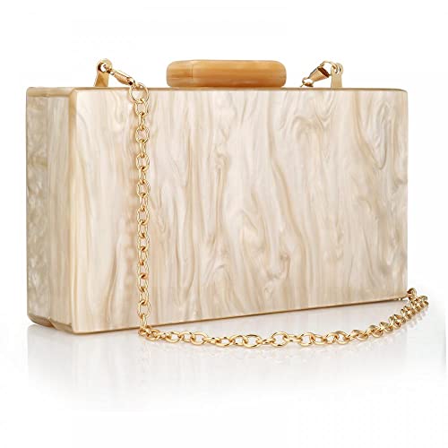 Image of Acrylic Handbags for Women Multicolor Perspex Geometric Purses Box Clutch Elegant Crossbody Bag for Lady Evening Banquet Prom