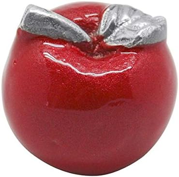 Mariposa Apple Napkin Weight, Red