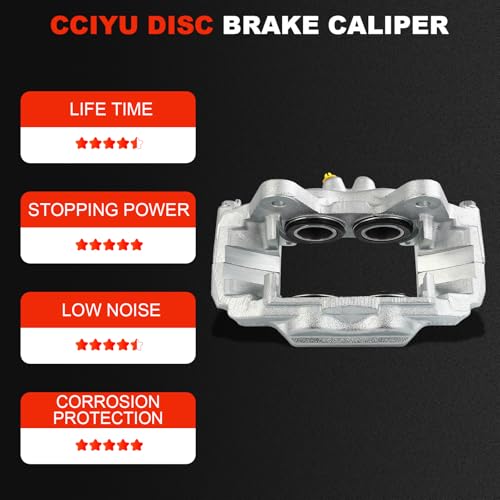 Image of cciyu Front Right Brake Caliper Assembly 19-2766 2003 2004 2005 2006 2007 2008 2009 For Lexus For GX470,2003 2004 2005 2006 2007 2008 2009 For Toyota For 4Runner