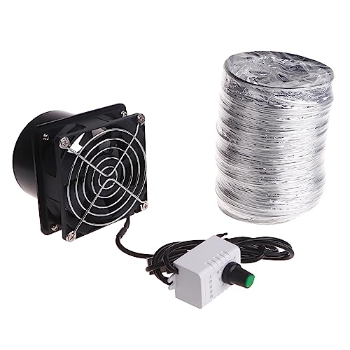 JAGTRADE USB Adjustable Speed Solder Smoke Absorber Fume Extractor Fan Pipe Duct Exhuast Fan with Pipe Tube Ventilation Fan, 7x7cm