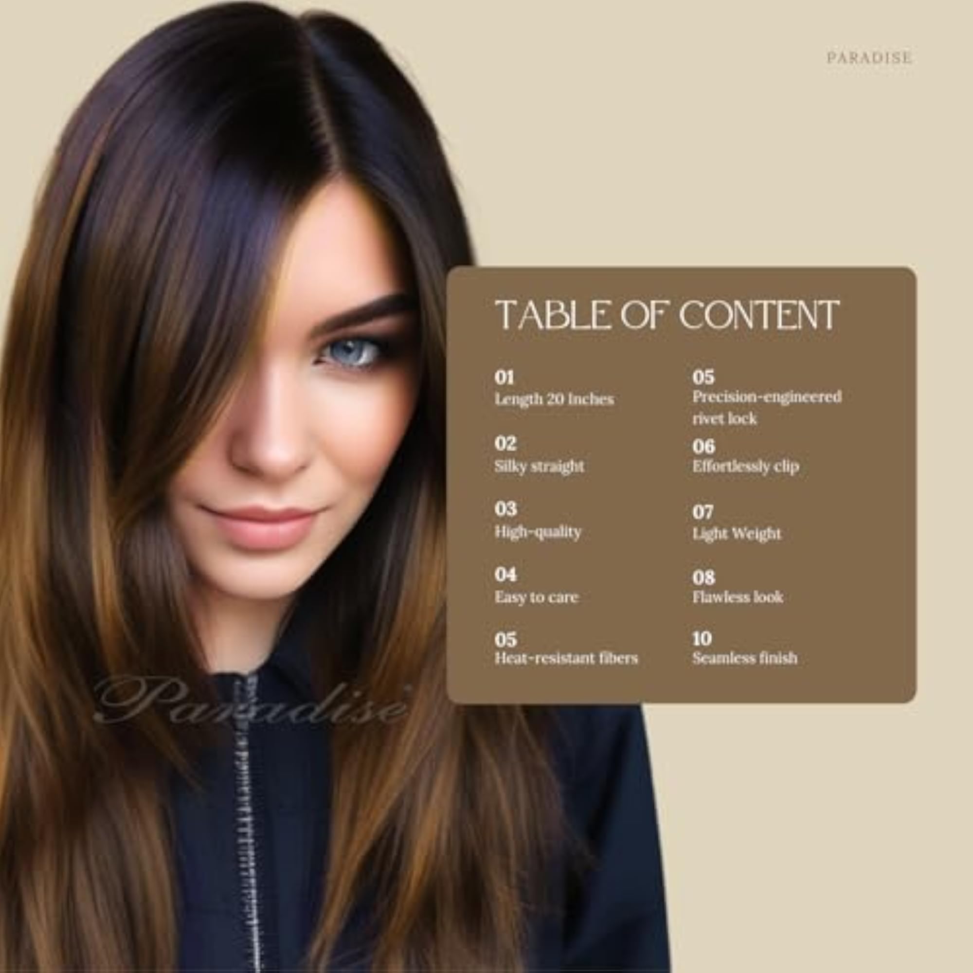 Clip in Colored Hair Streak Extensions for Highlights