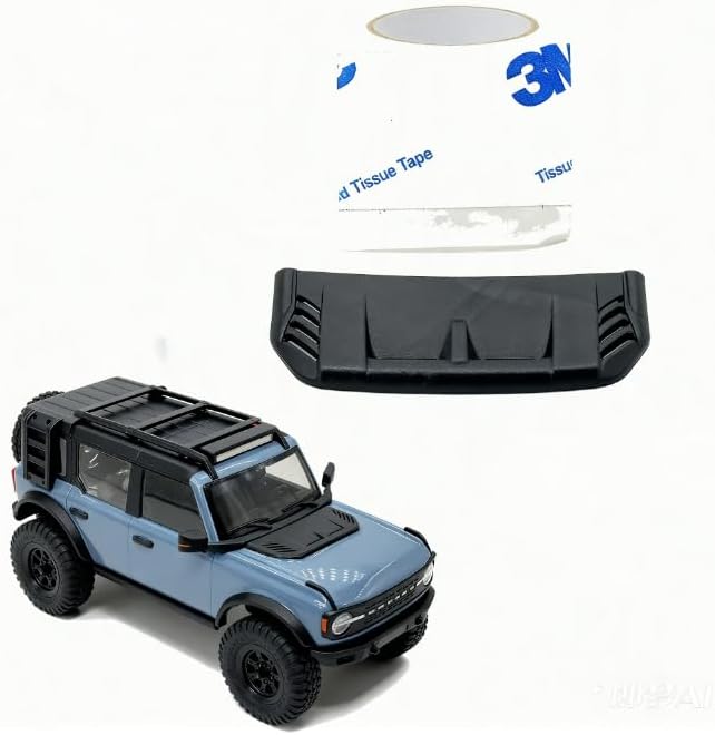 RC Upgrade Parts Hood Scoop for AXIAL 1/30 SCX30 Ford Bronco RC Car Bonnet Vent Cover Accessory