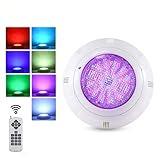 B·LED BARCELONA LED - Foco LED para piscina RGB de superficie 12V AC - 24W - Sumergible - Con mando - IP68