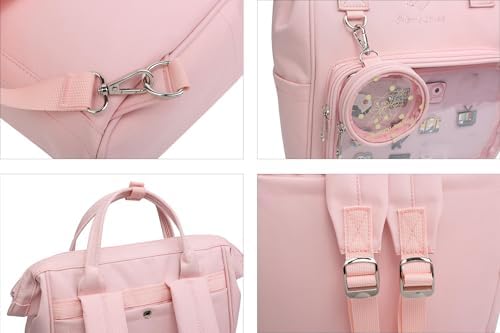 Image of CHERRY SAUCE Ita Bag Pin Kawaii Cute Display Mommy Backpack for School Anime Cosplay with Insert