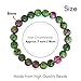 Ruby Zoisite, Handmade, 8mm, Beads, Stretch Elastic Bracelet, Natural Crystal, Healing Power Energy, Gifts for Adult, Unique Gifts, Bracelets for Women, Gifts for her, Gifts for Women, Karma's Gems