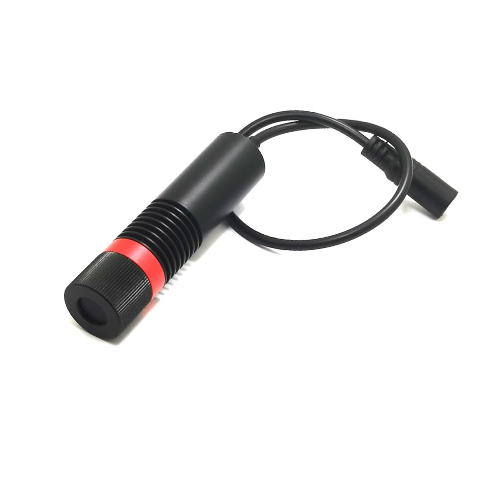 Módulo láser rojo cruzado clase II de 660 nm 5 V, 20 x 80 mm, localizador de madera para marcado láser