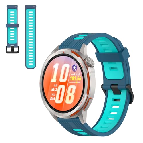 For HUAWEI WATCH GT Runner 2 �o���h �R���p�`�u�� �����x�� �X�|�[�c�X�g���b�v �����x���g �X�|�[�c �V���J�Q�� �o�b�N���t�� �X�e�����X�������o���h �t�@�b�V���� ��� �j�����p �T�C�Y�����\ �אg �_�炩������C���ʋC��