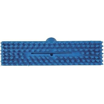 Vikan - 70413 Deck Scrub Brush, 10-3/4L, Stiff, Blue