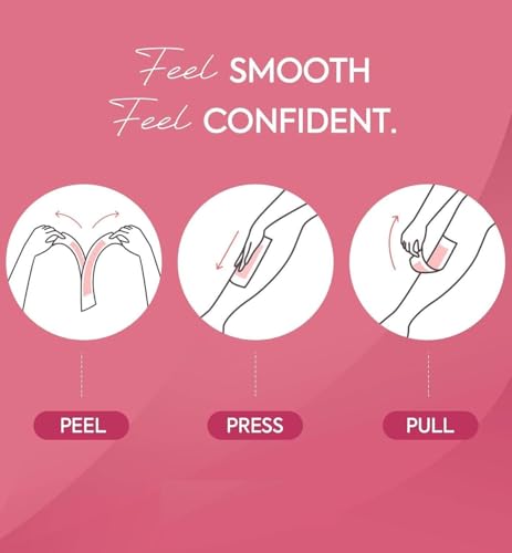 Image of Hair Removal Wax Strip Liposoluble Facial Wax Strips for Women - 20 Wax Strips + 4 Wax Wipes | Body Hair Removal Body Wax Strip for Upper Lip, Eyebrows, Chin, Sidelocks Wax Hair Removal (Body Wax Strip)