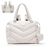Picture of ILCOLPO Diaper Bag Tote with Pacifier Case, Lightweight Travel Diaper Bag Backpack with 10 Pockets, Convertible Baby Backpack for Mom Dad,Beige