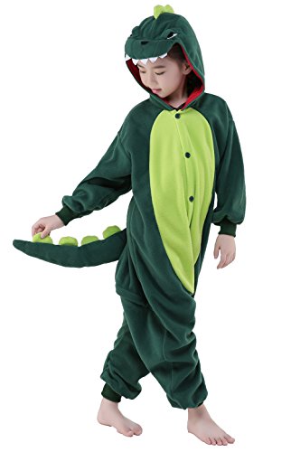 CANASOUR Unisex Dinosaur Onesie for Kids 4T Pajamas